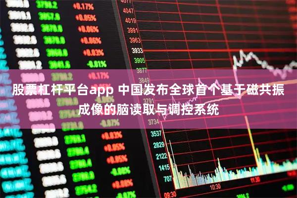 股票杠杆平台app 中国发布全球首个基于磁共振成像的脑读取与调控系统